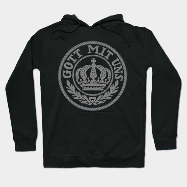 GOTT MIT UNS SILVER Hoodie by Devotee1973